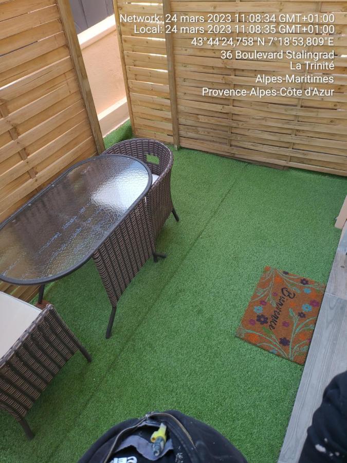 Studio 1 A La Trinite Proche De Nice, Monaco Et L'Italie Ngoại thất bức ảnh